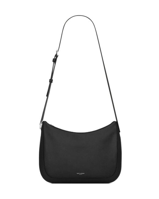 Saint Laurent Black Tuc Zip-Up Shoulder Bag for men