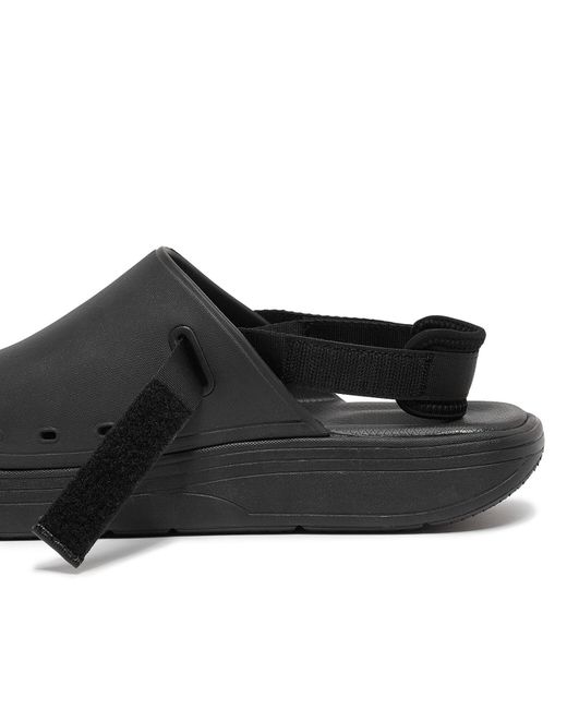 Suicoke Black Round-Headed Slippers for men