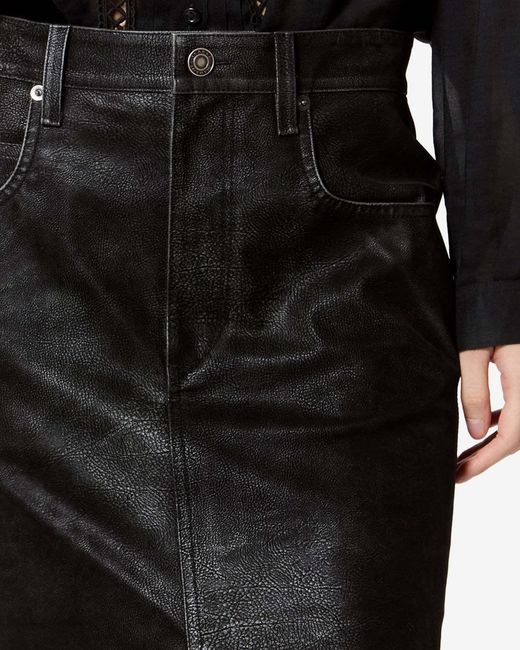 Isabel Marant Black Belted Skirt