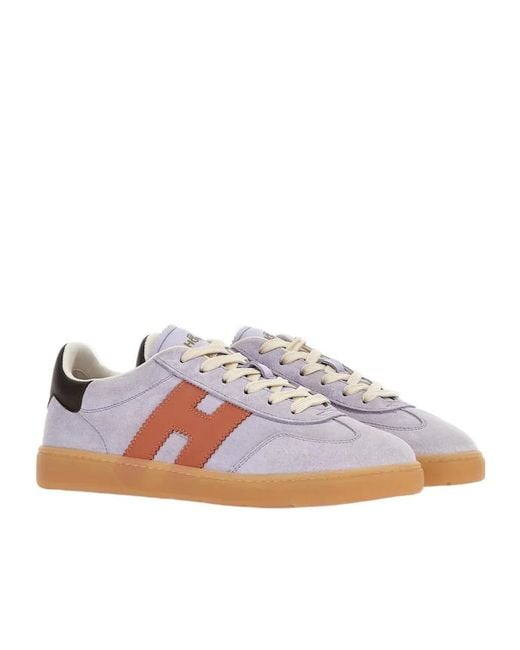 Hogan Pink Cool Side H Patch Sneakers
