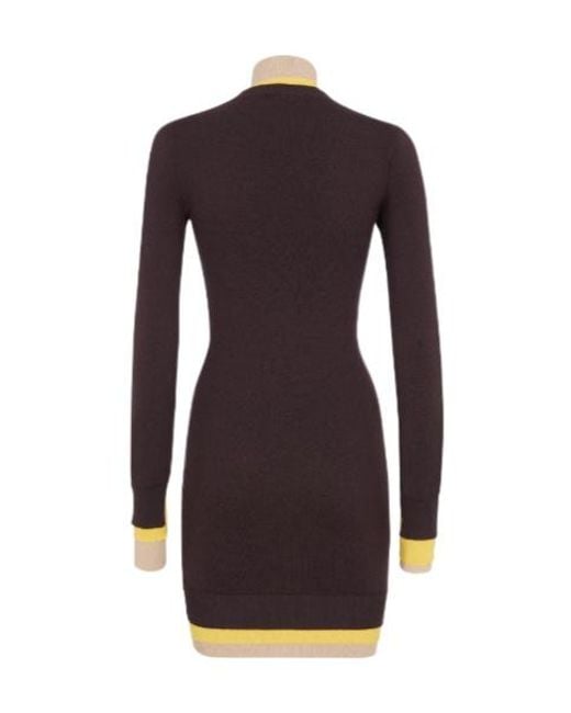 Fendi Purple Day Evening Dress