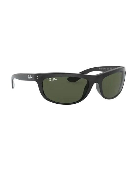 Ray-Ban Green Balorama Shield Frame Sunglasses for men