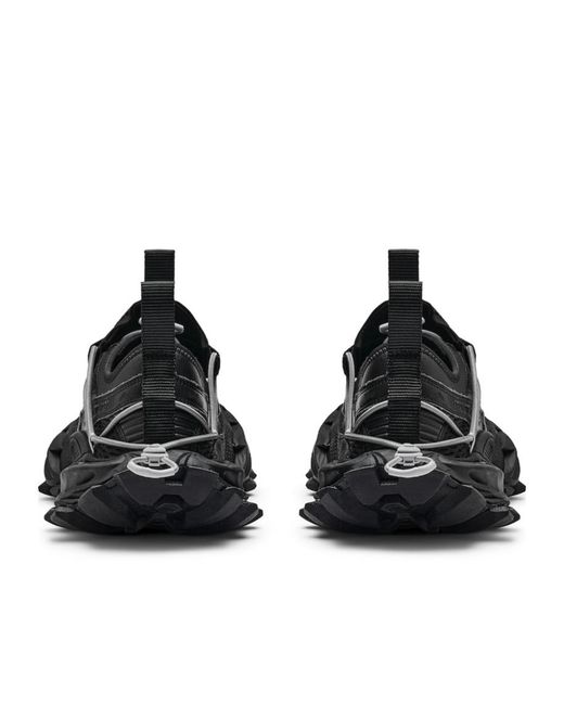 Balenciaga Black Hike Panelled Sneakers for men
