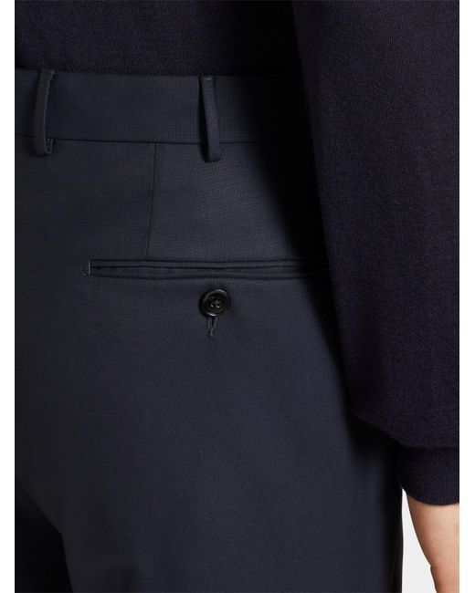 Zegna Blue 15Milmil15 Tailored Trousers for men