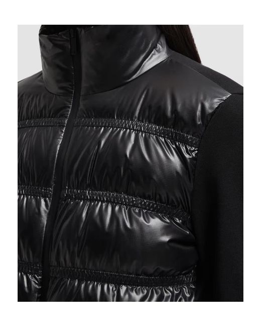 Moncler Black Padded Zip-Up Sweatshirt