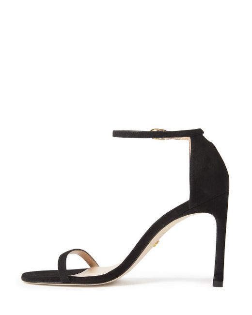 Stuart Weitzman Multicolor High-Heeled Sandals With Single-Loop Straps