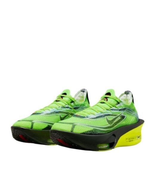 Nike Green Alphafly 3 Road Racing Shoes for men