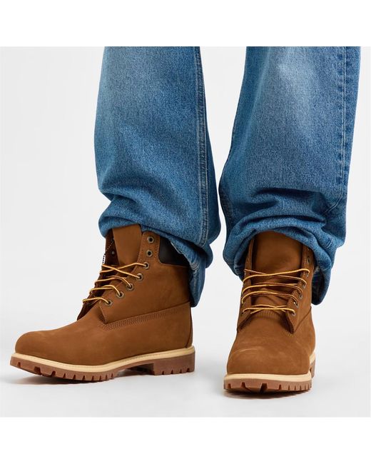 Timberland Brown Front Lace-Up Boots for men