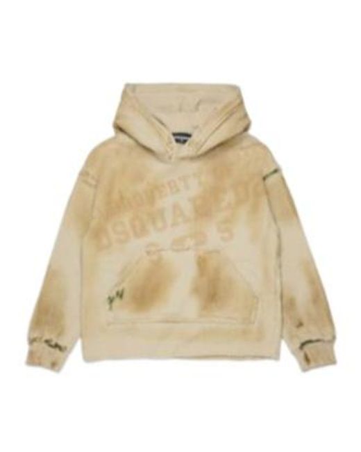 DSquared² Natural Long-Sleeved Sweatshirt