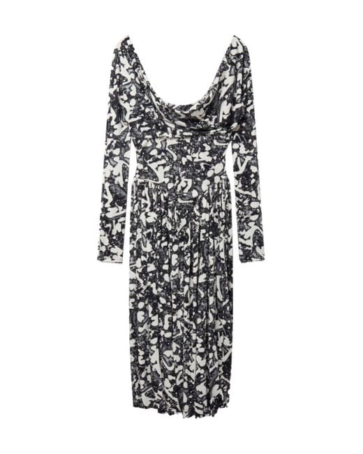 Stella McCartney Multicolor Graphic Printed Jersey Dress