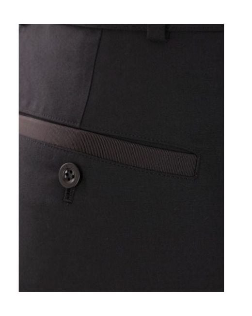 Sacai Black Straight-Leg Belted Cargo Pants