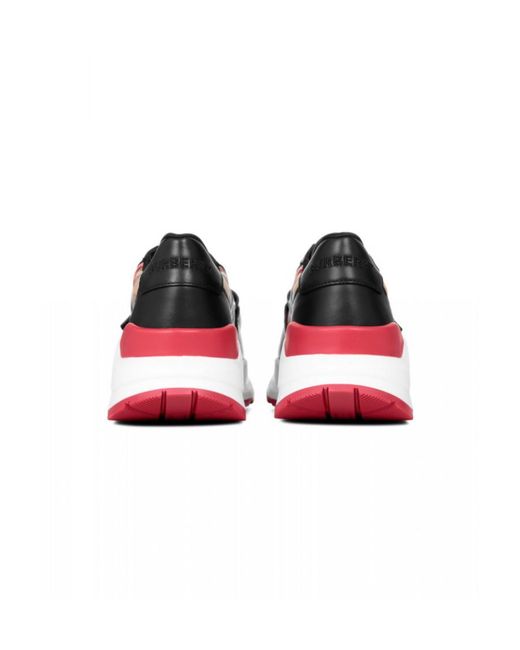 Burberry Multicolor Vintage Check-Print Low-Top Sneakers