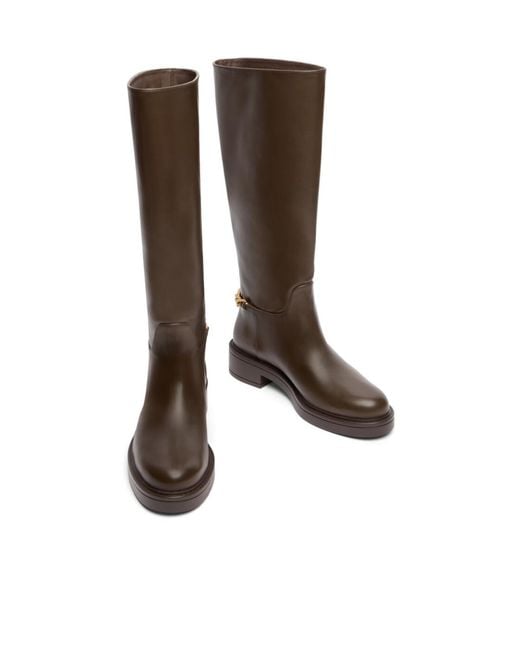 Stuart Weitzman Brown Soluxe Celia Boot