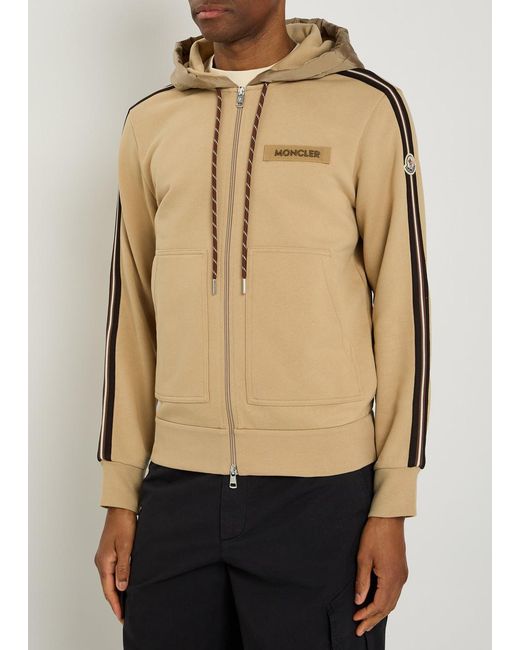 Moncler Natural Casual Striped Sweatshirt for men