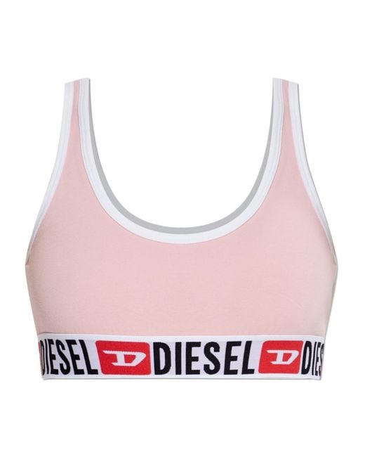 DIESEL Pink Ufsb-Oriba Sports Bra