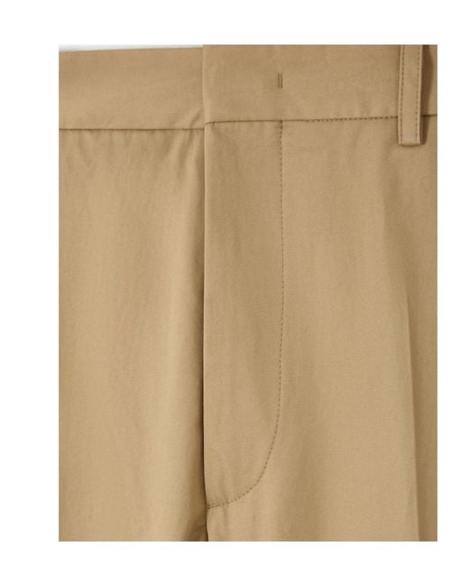 Jil Sander Natural Elasticated Trousers for men