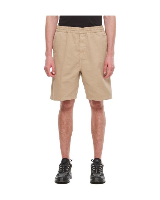 Carhartt Natural Flint Logo Patch Shorts for men