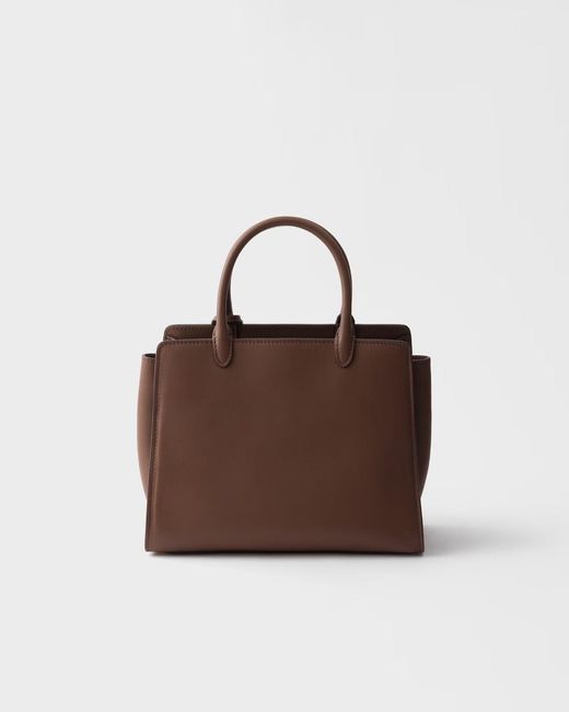Prada Brown Medium Prelude Leather Handbag