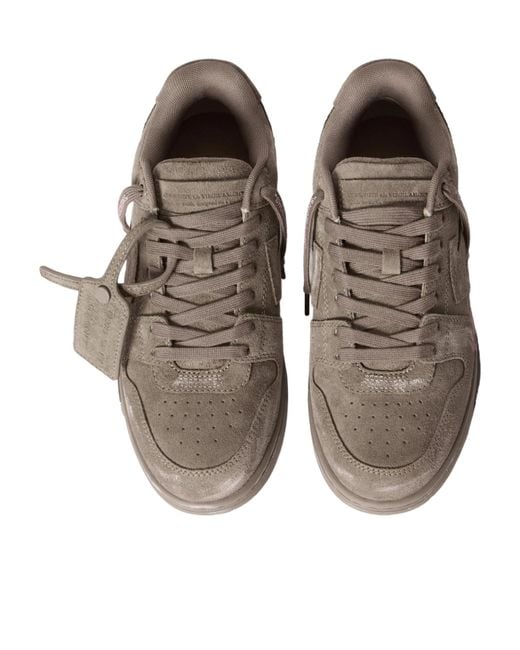 Off-White c/o Virgil Abloh Brown Out Of Office Lace-Up Sneakers