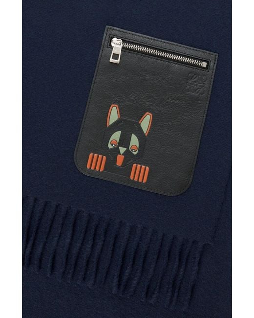 Loewe Blue Scarf