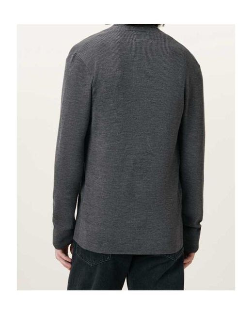 AllSaints Gray Mode Cardigan for men
