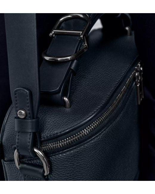 Dior Blue Archie Zipped Bag With Strap for men