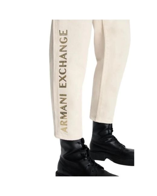 ARMANI EXCHANGE Natural Belt-Loop Casual Pants