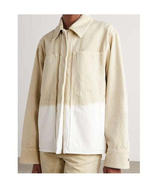 Jil Sander Natural Gradient Denim Jacket