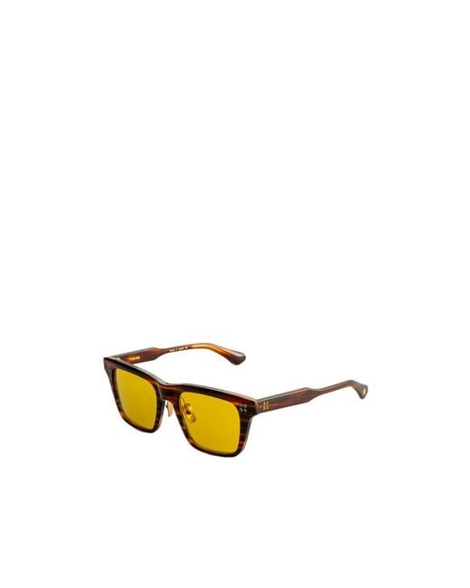 Dita Eyewear Yellow Logo Sunglasses for men