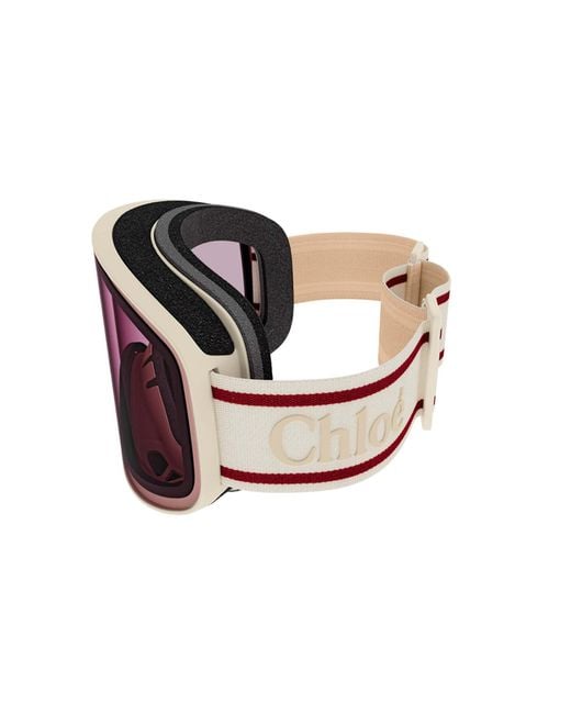Chloé Multicolor Chloé Eyewear Elasticated-Band Ski Sunglasses