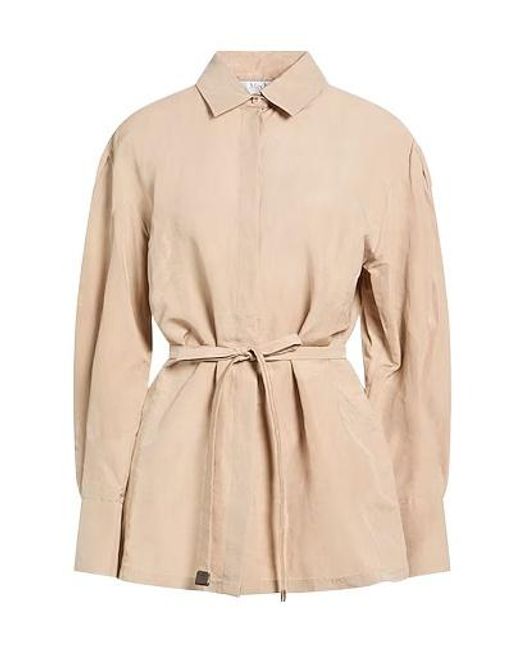 Max Mara Natural Solid Long-Sleeve Shirt