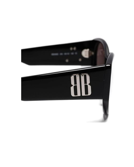 Balenciaga Gray Eyewear Nano Round-Frame Sunglasses