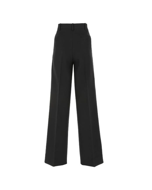Fendi Black Wide Leg Trousers