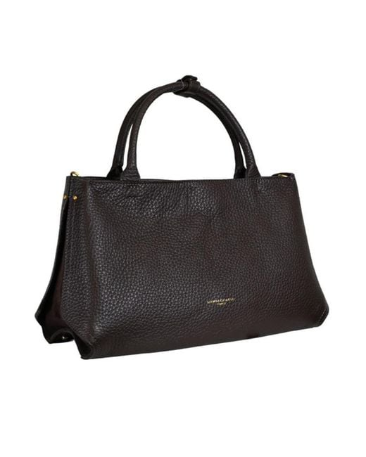 Gianni Chiarini Black Dual-Handle Shoulder Bag