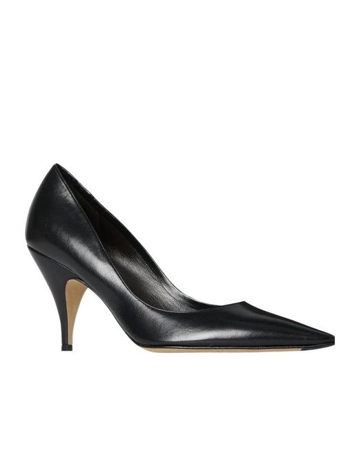 The Row Black Liisa Pumps