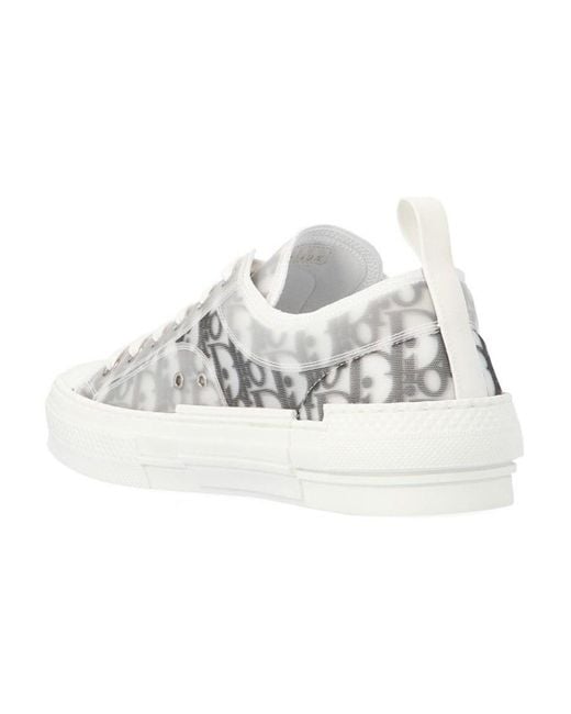 Dior White B23 League Low-Top Sneaker for men