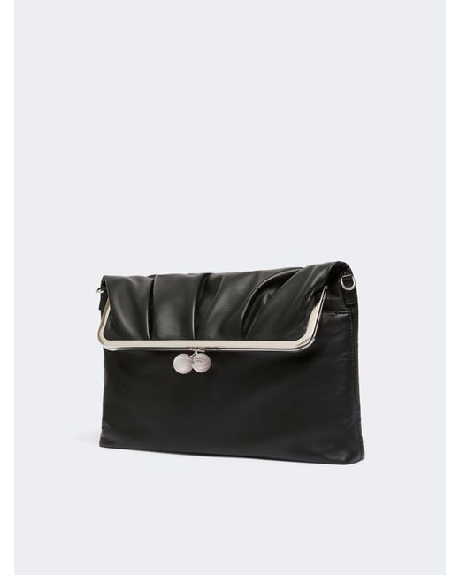 Weekend by Maxmara Black Frame Clasp Shoulder Bag