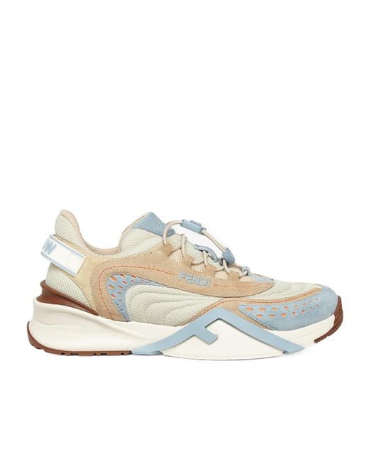 Fendi Multicolor Flow Low-Top Sneakers