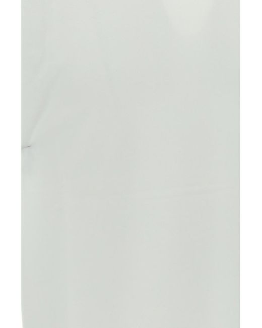 Maison Margiela White Short-Sleeved Crewneck T-Shirt for men