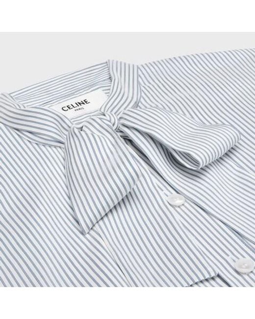 Céline White Lavalliere Mia Shirt