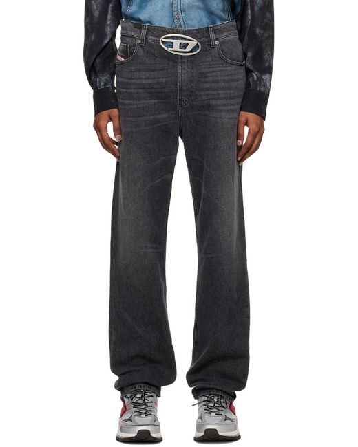 DIESEL Gray 1955 D-Rekiv Straight Jeans for men