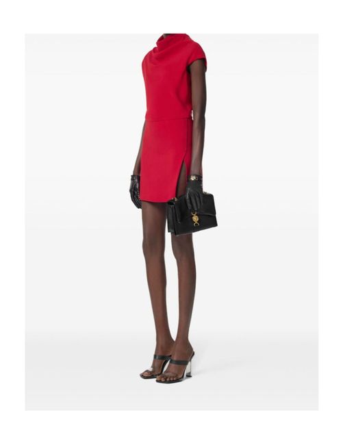 Versace Red Midi Dresses