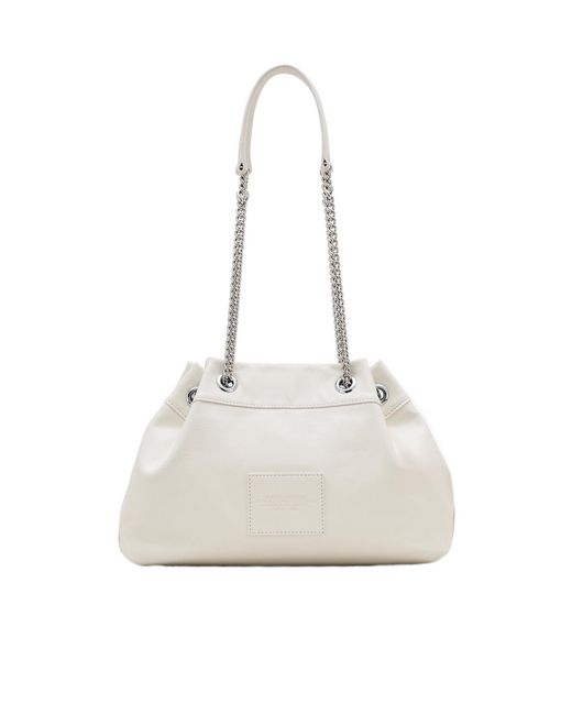 Marc Jacobs White The Small Chain Sack Bag