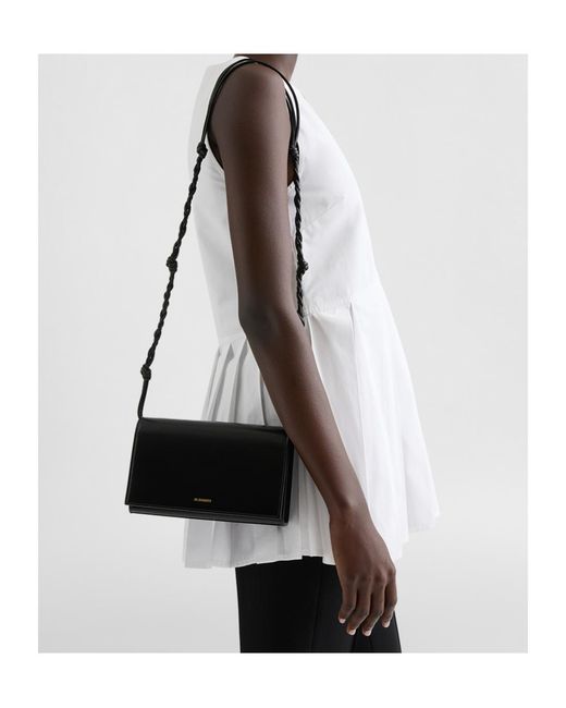 Jil Sander White Strap Tangle Wallet