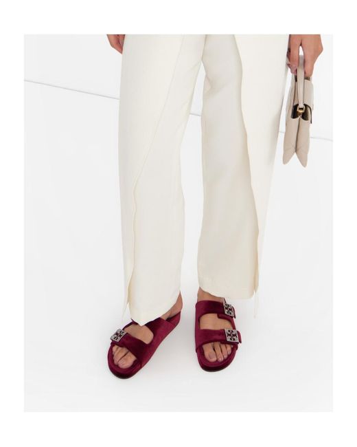 Tory Burch Red Mellow Pavé Sandals