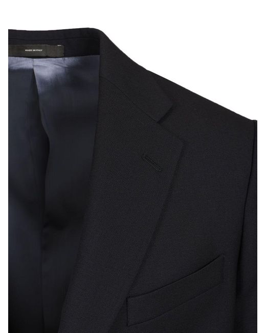 Paul Smith Black Single-Breasted Two-Piece Suit for men
