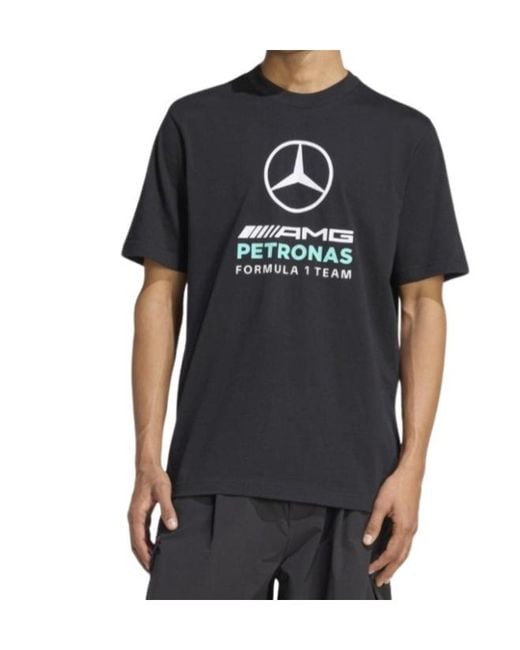 Adidas Originals Black Mercedes-Amg Petronas Formula 1 Team T-Shirt for men