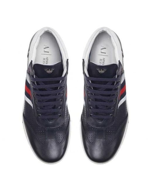 Armani Jeans Blue Logo Details Casual Sneakers for men