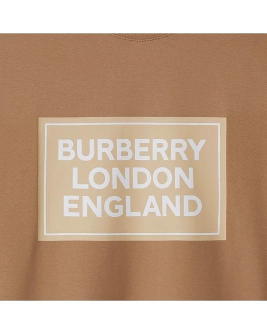Burberry Brown Logo Short-Sleeved T-Shirt for men