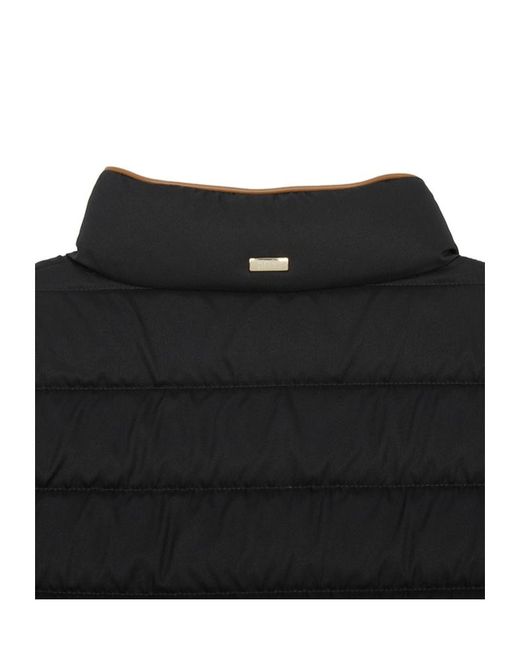 Herno Black Long-Sleeved Down Jacket